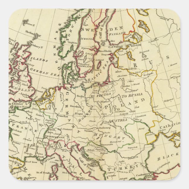 Europe 33 square sticker (Front)