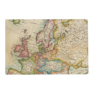 Europe 3 2 placemat
