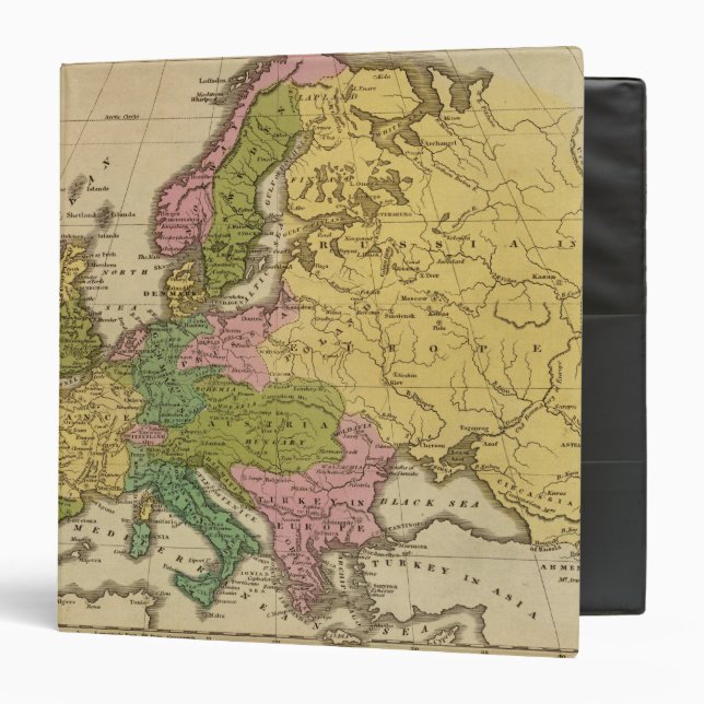 Europe 40 3 ring binder (Front/Inside)