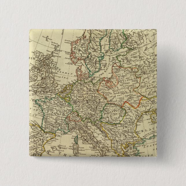 Europe 43 pinback button (Front)