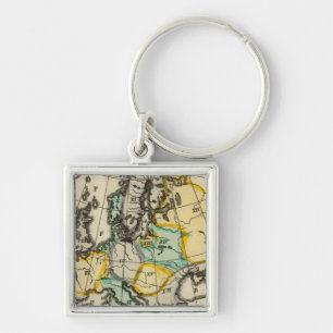 Europe 51 keychain