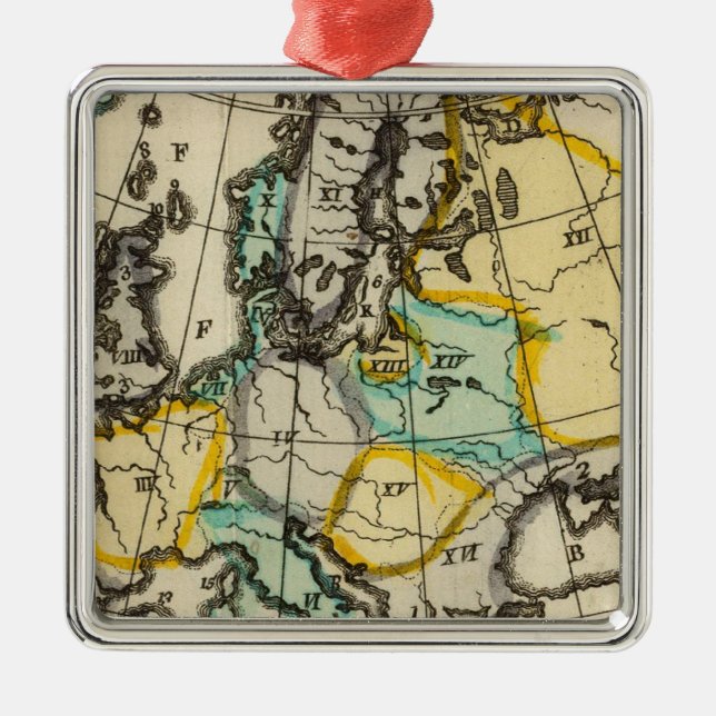 Europe 51 metal ornament (Front)