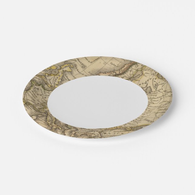Europe 6 paper plates (Angled)