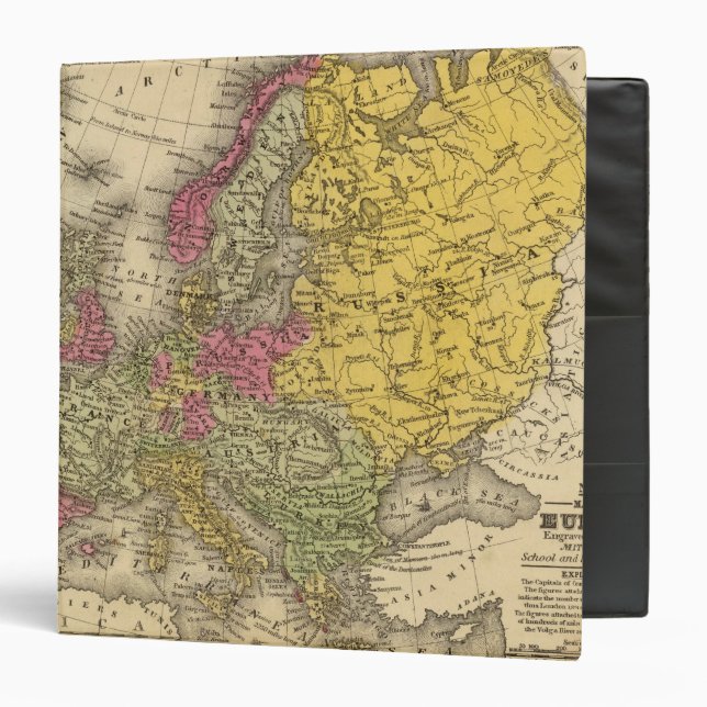 Europe 9 3 ring binder (Front/Inside)