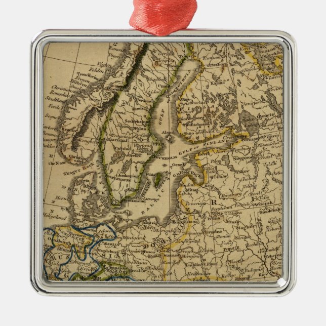 Europe 9 metal ornament (Front)