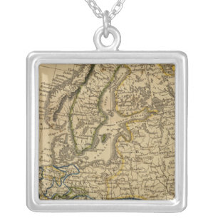 Europe 9 silver plated necklace