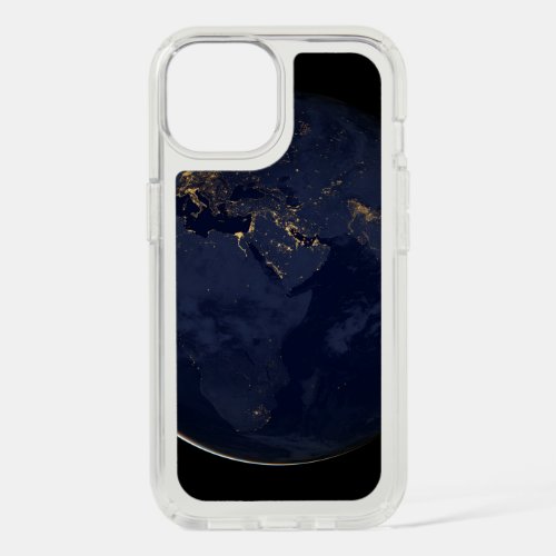 Europe Africa  Middle East City Lights At Night iPhone 15 Case