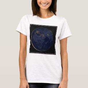 Europe, Africa & Middle East City Lights At Night T-Shirt