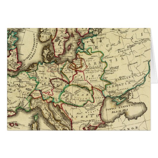 Europe ancient, modern cards (Front Horizontal)