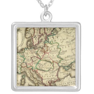 Europe ancient, modern silver plated necklace