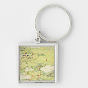 Europe and Central Asia Keychain