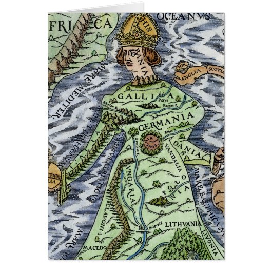 EUROPE AS A QUEEN, 1588 CARDS (Front)