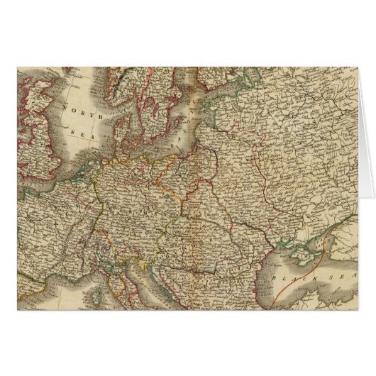 Europe Atlas Map Cards (Front Horizontal)