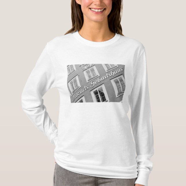Europe, Austria, Salzburg. Mozart's Birthplace T-Shirt (Front)