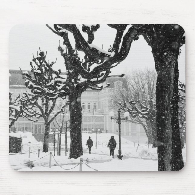 Europe, Austria, Salzburg. Winter, Mouse Pad (Front)