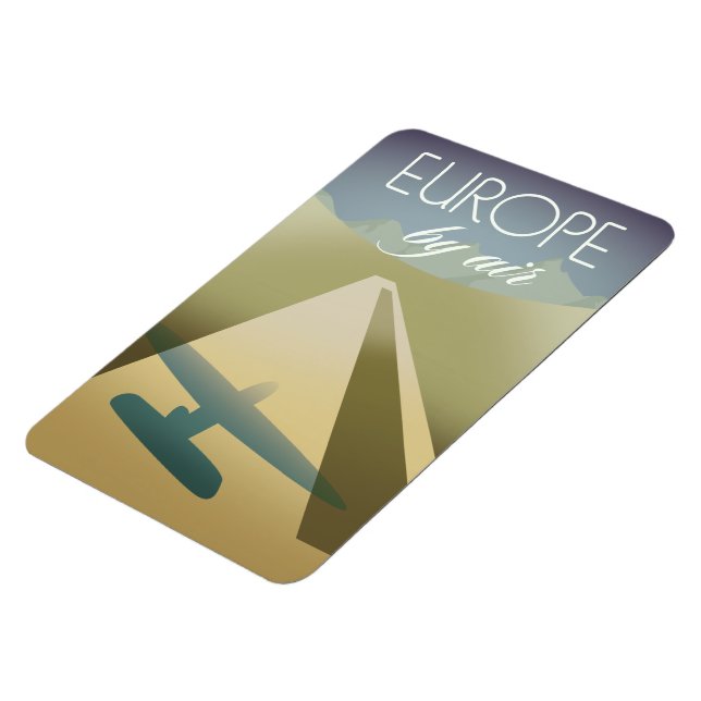 Europe By Air Magnet (Left Side)