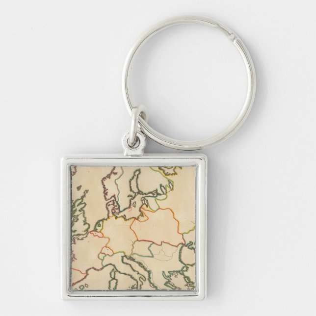 Europe by Religion 3 Keychain (Front)