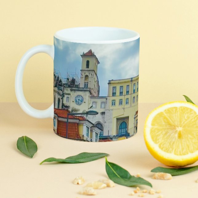 Europe Coffee Mug, Portugal Lisbon Photograph, Two-Tone Coffee Mug (Creator Uploaded)