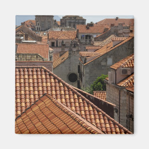Europe, Croatia. Medieval walled city of 2 Magnet