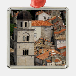 Europe, Croatia. Medieval walled city of Metal Ornament