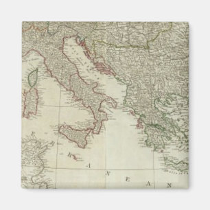 Europe divided into its kingdoms, empires magnet
