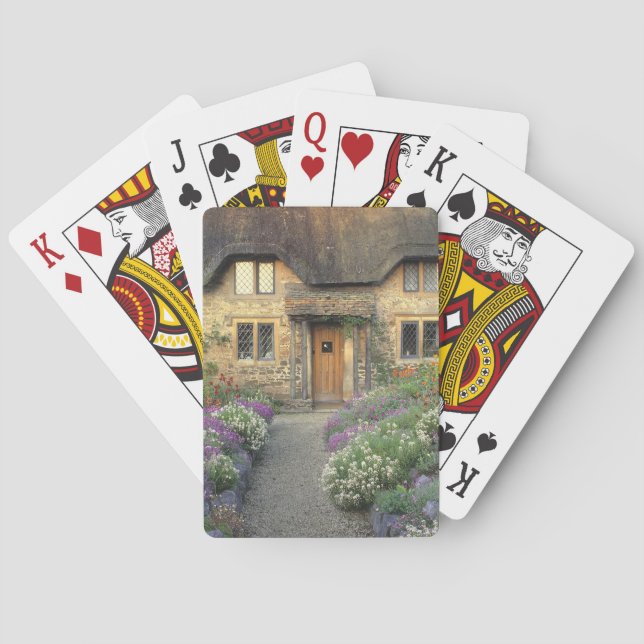 Europe, England, Chippenham. Early morning light Poker Cards (Back)