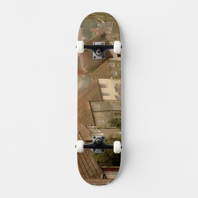Europe, England, Dorset, Shaftesbury. Gold hill Skateboard Deck (Front)