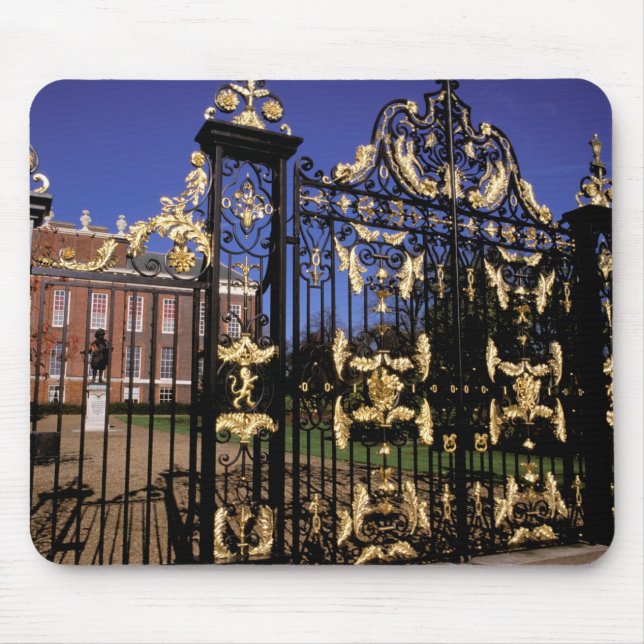 Europe, England, London. Gilded gate outside of 2 Mouse Pad (Front)