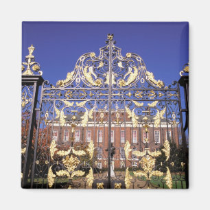 Europe, England, London. Gilded gate outside of Magnet