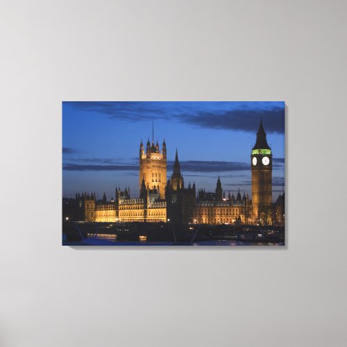 Europe ENGLAND London Houses of Parliament  Canvas Print