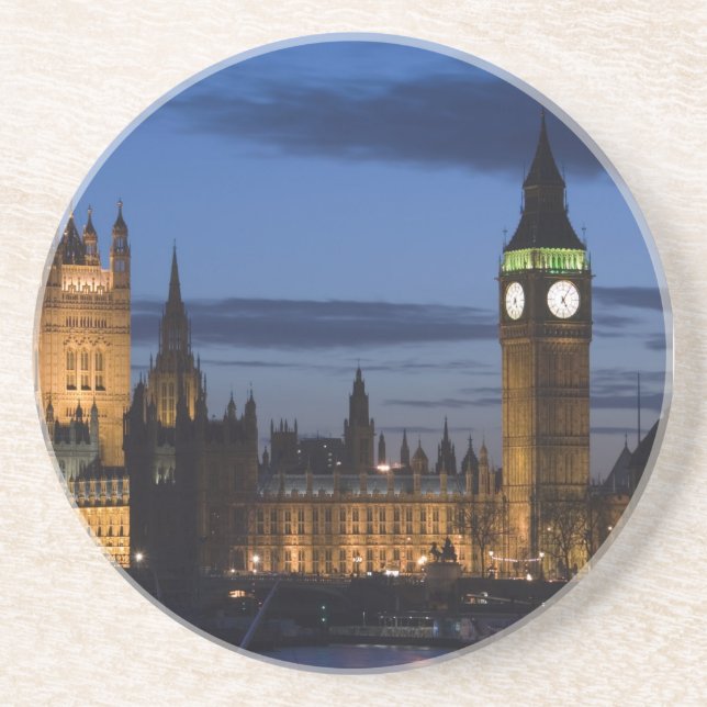 Europe, ENGLAND, London: Houses of Parliament / Drink Coaster (Front)