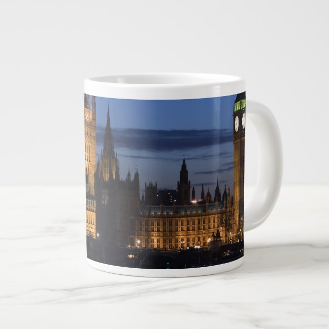 Europe, ENGLAND, London: Houses of Parliament / Large Coffee Mug (Front Right)