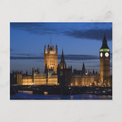 Europe ENGLAND London Houses of Parliament  Postcard