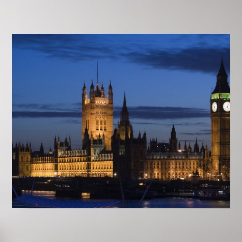 Europe ENGLAND London Houses of Parliament  Poster