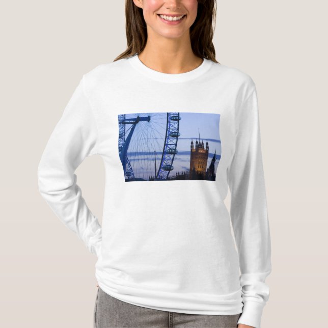 Europe, ENGLAND, London: Houses of Parliament T-Shirt (Front)