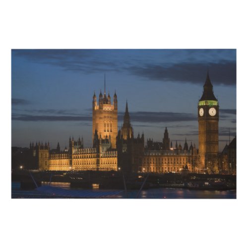 Europe ENGLAND London Houses of Parliament  Wood Wall Decor
