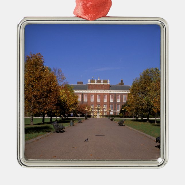 Europe, England, London. Kensington Palace in Metal Ornament (Front)