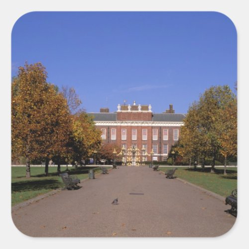 Europe England London Kensington Palace in Square Sticker