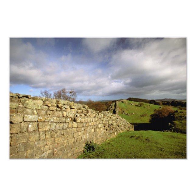 Europe, England, Northumberland. Hadrian's Photo Print (Front)