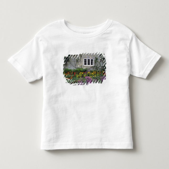 Europe, England, Teffont Magna. Flowers fill Toddler T-shirt (Front)