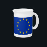 Europe flag pitcher<br><div class="desc">Europe flag</div>