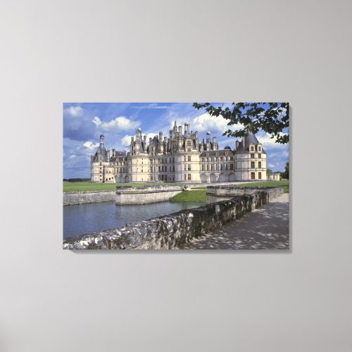 Europe France Chambord Imposing Chateau Canvas Print