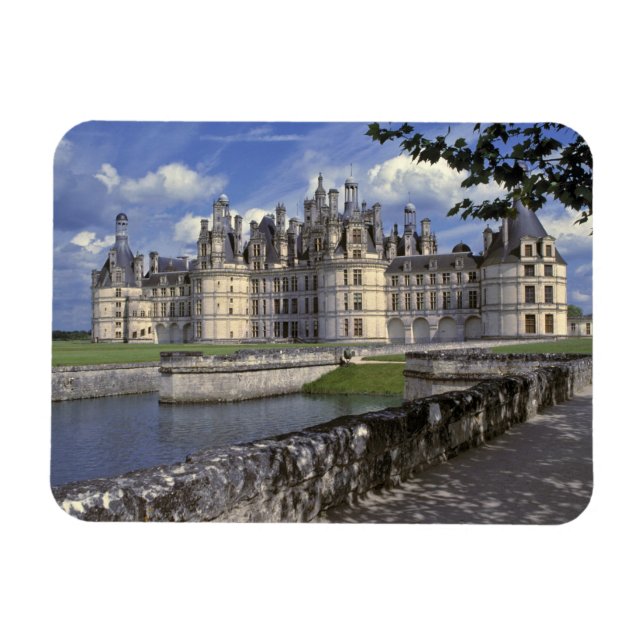 Europe, France, Chambord. Imposing Chateau Magnet (Horizontal)