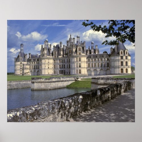 Europe France Chambord Imposing Chateau Poster