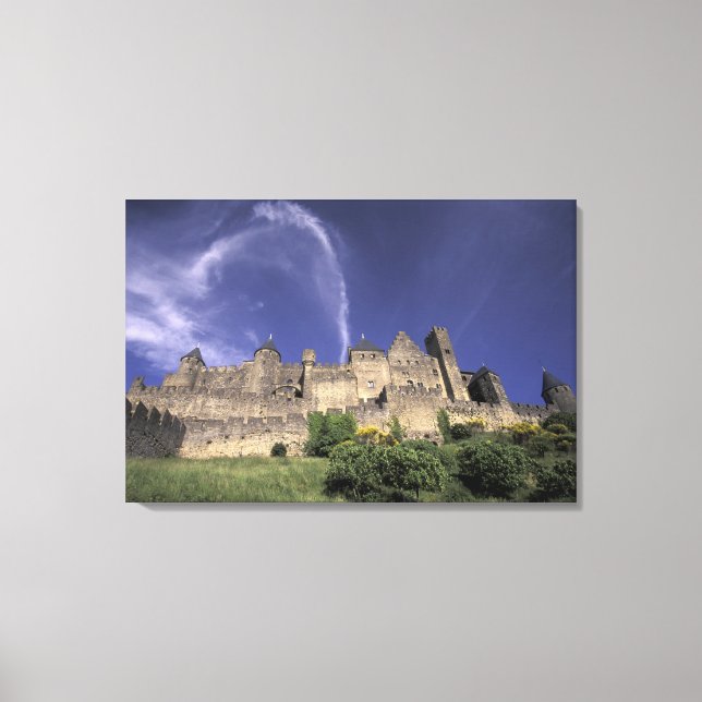 Europe, France, Languedoc; Aude; Carcassonne, Canvas Print (Front)