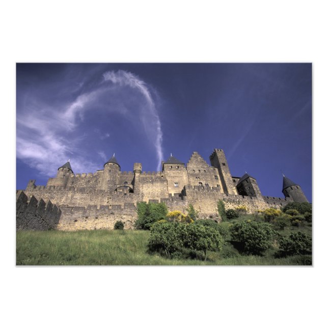 Europe, France, Languedoc; Aude; Carcassonne, Photo Print (Front)