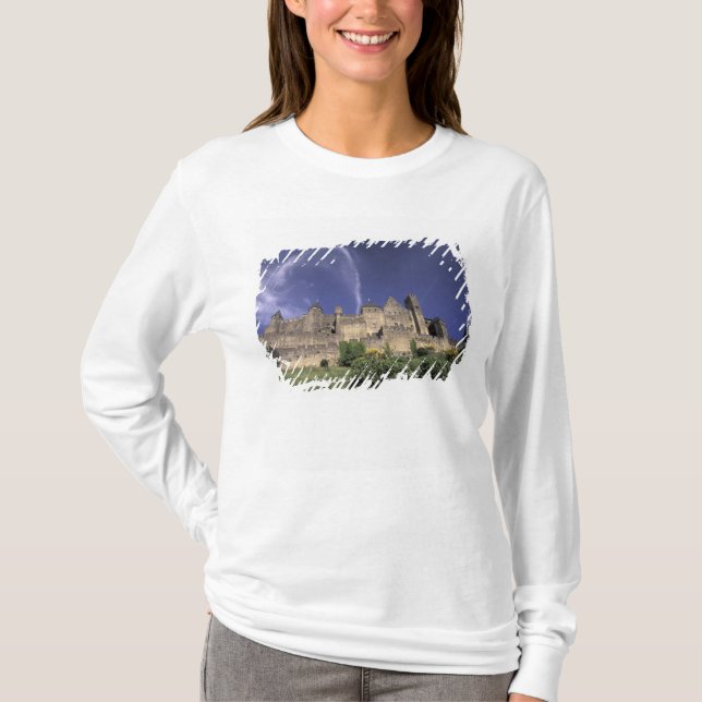 Europe, France, Languedoc; Aude; Carcassonne, T-Shirt (Front)