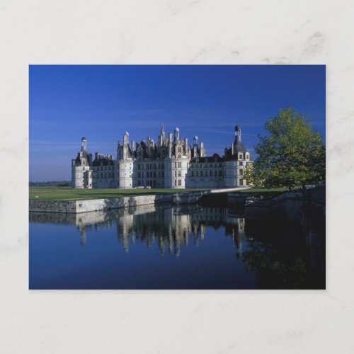 Europe France Loire Valley Chateau Chambord Postcard