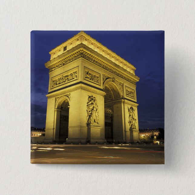 Europe, France, Paris. Arc de Triomphe Button (Front)