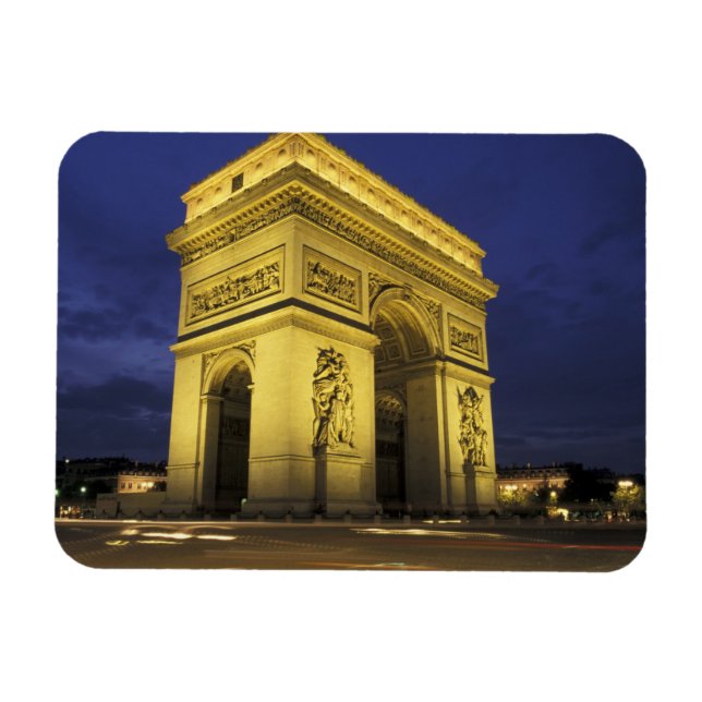 Europe, France, Paris. Arc de Triomphe Magnet (Horizontal)
